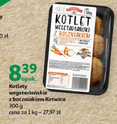 Kotlet wegetaria艅ski z boczniakiem Kotwica promocja