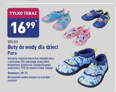 Buty do wody dla dzieci 25-31 Walkx promocja