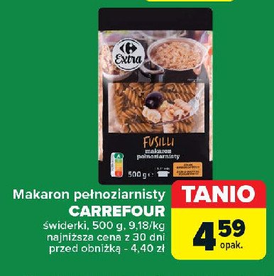 Makaron fusilli Carrefour extra promocja