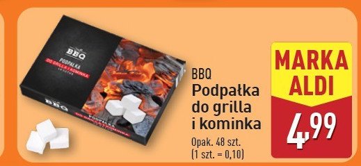Podpałka do grilla i kominka Bbq promocja w Aldi