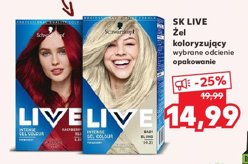 Żel koloryzujący 10.21 baby blond Schwarzkopf live intense gel colour promocja