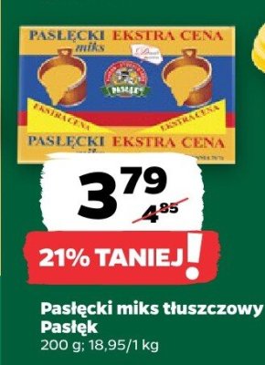 Pasieczki miks tłuszczowy Pasieki promocja w Netto