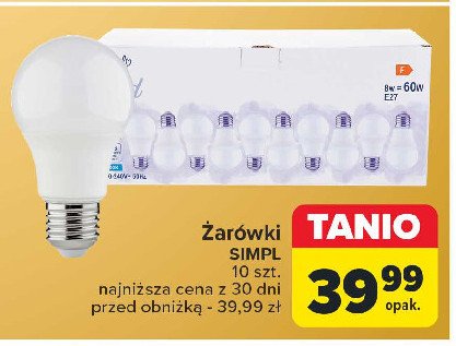 Żarówki Simply promocja w Carrefour Market