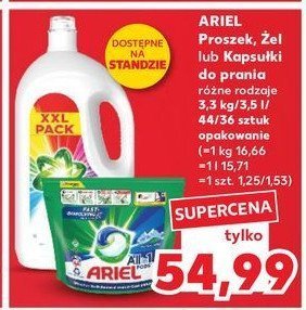 Kapsułki do prania mountain spring Ariel all in 1 promocja