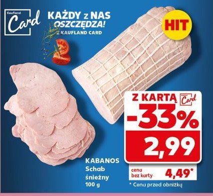 Schab 艣nie偶ny Kabanos promocja