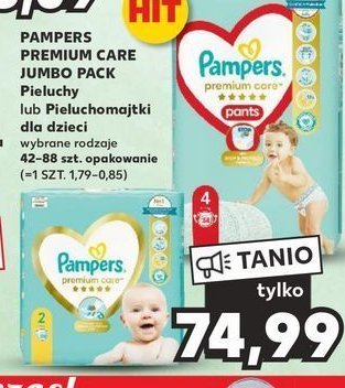 Pieluchomajtki 4 Pampers premium care pants promocja