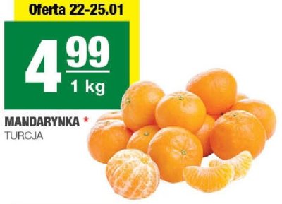 Mandarynka Turcja promocja w SPAR