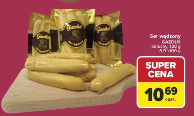 Ser wędzony GAZDUS paluchy promocja w Carrefour Market