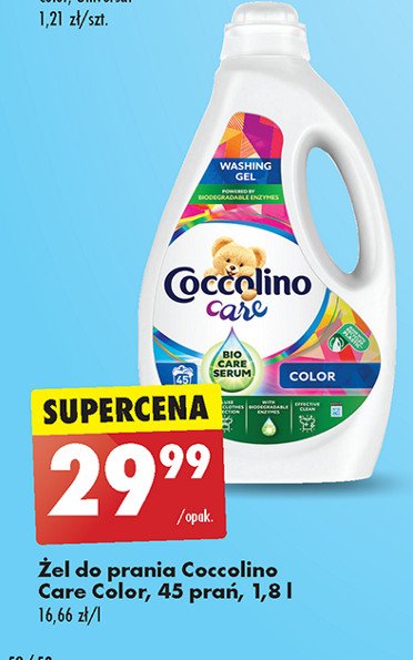 Żel do prania color Coccolino care promocja