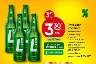 Piwo Lech premium chmiele cytrusowe promocja w Żabka