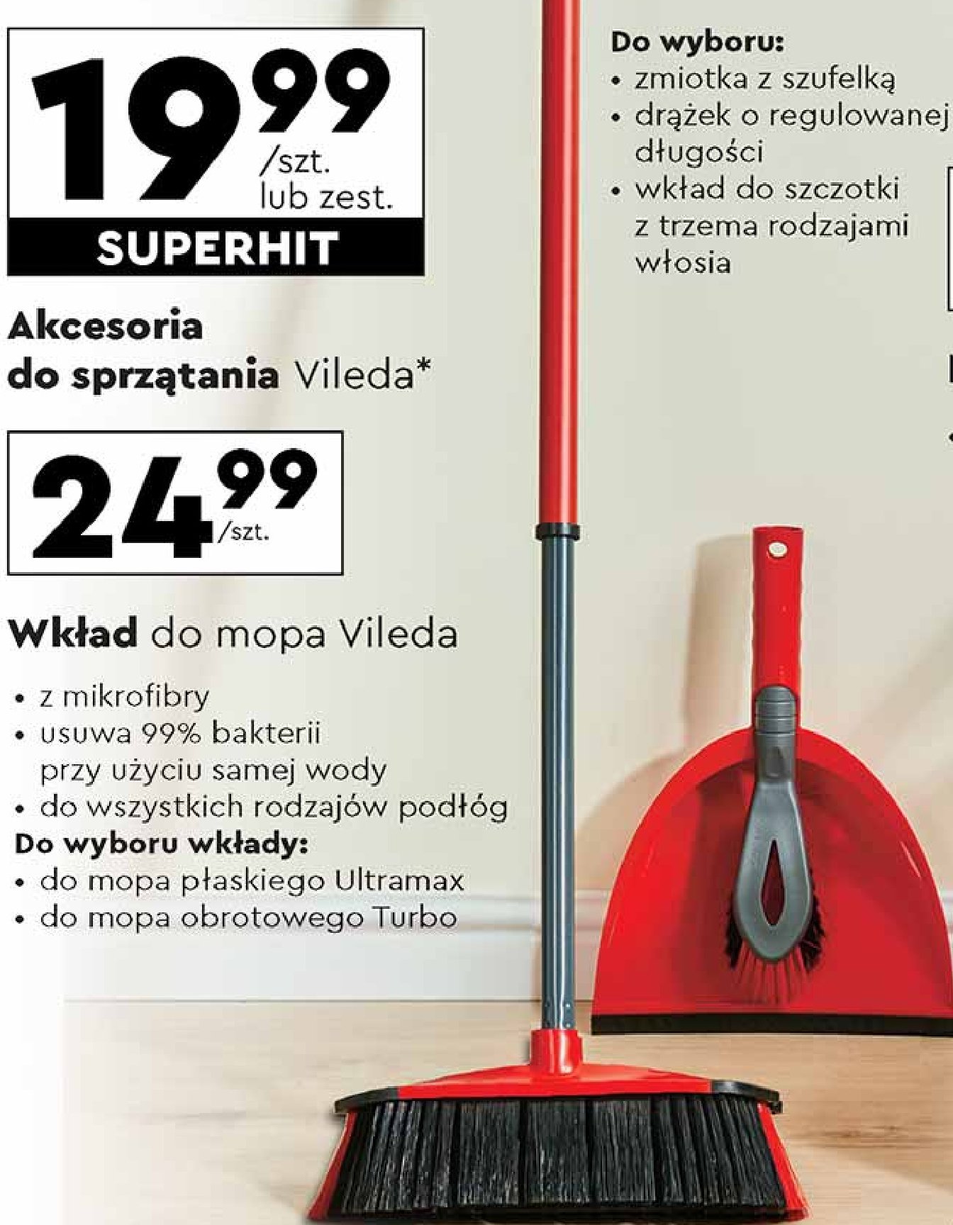 Wkład do szczotki 3action Vileda promocja