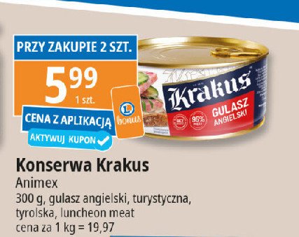 Konserwa luncheon meat Krakus animex promocja