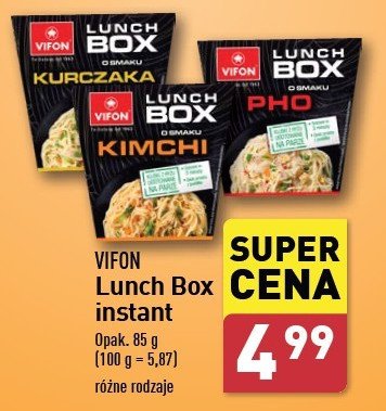 Danie kim chi Vifon lunch box promocja