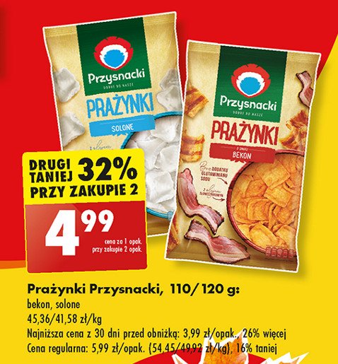 Prażynki bekonowe Przysnacki promocja w Biedronka