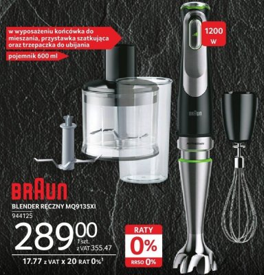 BLENDER RĘCZNY MQ9135XI promocja w Selgros