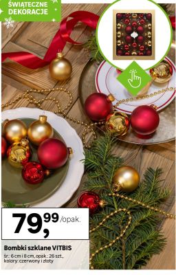 Bombki szklane VITBIS promocja w Leroy Merlin