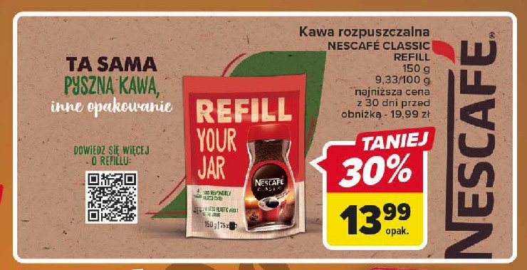 Kawa Nescafe classic promocja w Carrefour