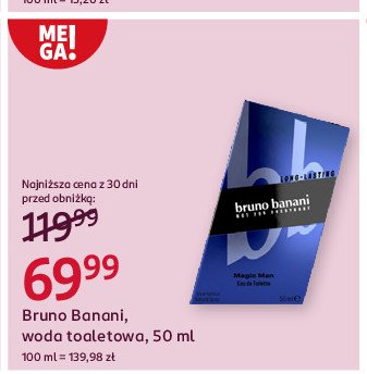 Woda toaletowa Bruno banani magic man promocja w Rossmann