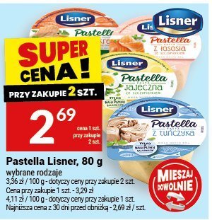 Pastella Lisner, 80 g promocja w Twój Market