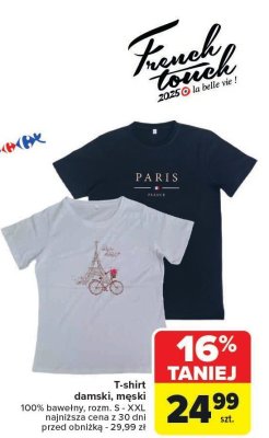 T-shirt damski promocja w Carrefour