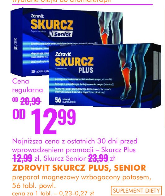 Tabletki senior Zdrovit skurcz promocja