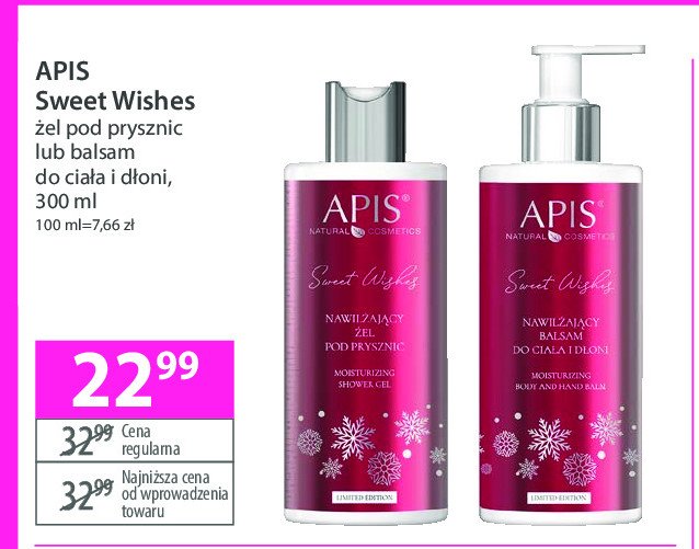 Krem do ciała i dłoni sweet bloom APIS NATURAL COSMETICS promocja