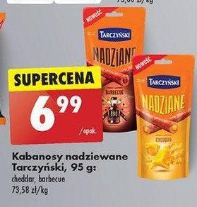 Kabanosy barbecue Tarczyński nadziane promocja