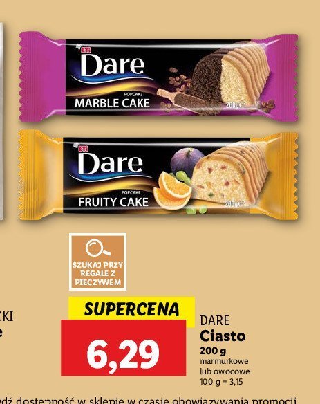 Ciasto marble Eti dare promocja w Lidl