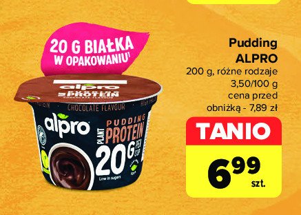 Pudding proteinowy czekoladowy Alpro promocja w Carrefour Market