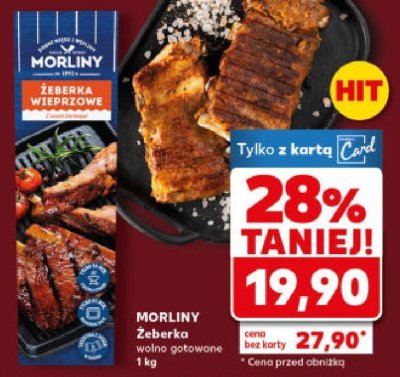 Żeberka wieprzowe wolno gotowane promocja w Kaufland