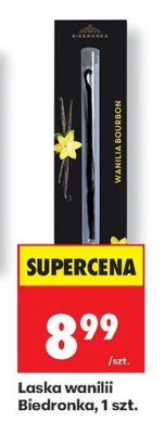 Laska wanilii Biedronka promocja w Biedronka