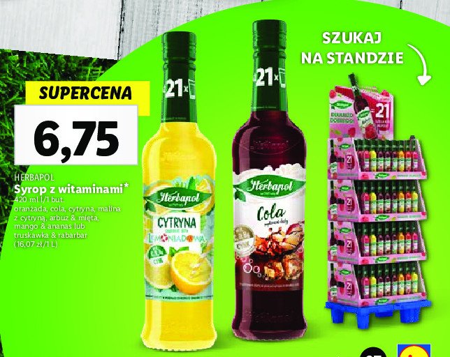 Syrop cytryna HERBAPOL OWOCOWE LATO promocja