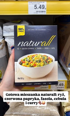 Gotowa mieszanka: ryż, czerwona papryka, fasola, cebula i curry promocja w Dino