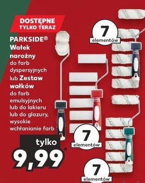 Zestaw wa艂k贸w do lakieru Parkside promocja