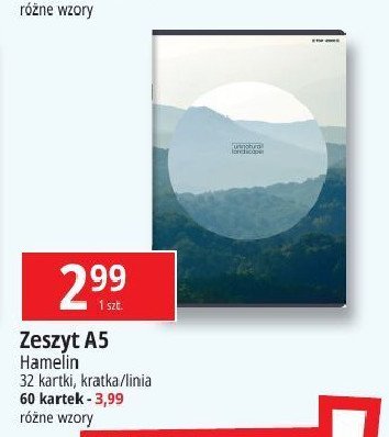 Zeszyt a5 32 kartki kratka Top-2000 promocja