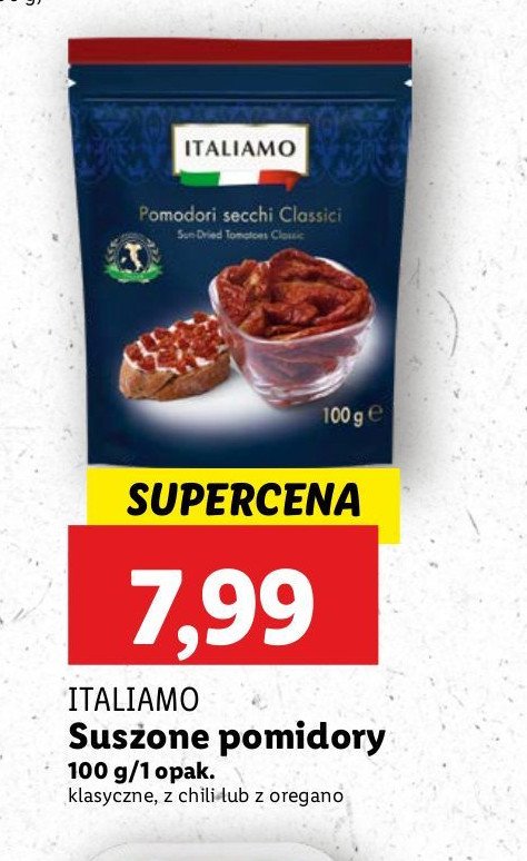 Suszone pomidory z chilli Italiamo promocja