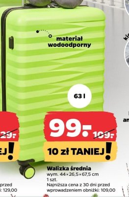 Walizka średnia promocja w Netto