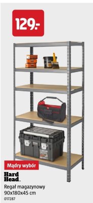 Regał magazynowy Hard Head 90x180x45 cm promocja w Jula