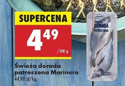 Dorada patroszona świeża Marinero promocja