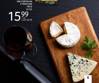 Ser L'Ortolan z truflami 125 g promocja w Selgros