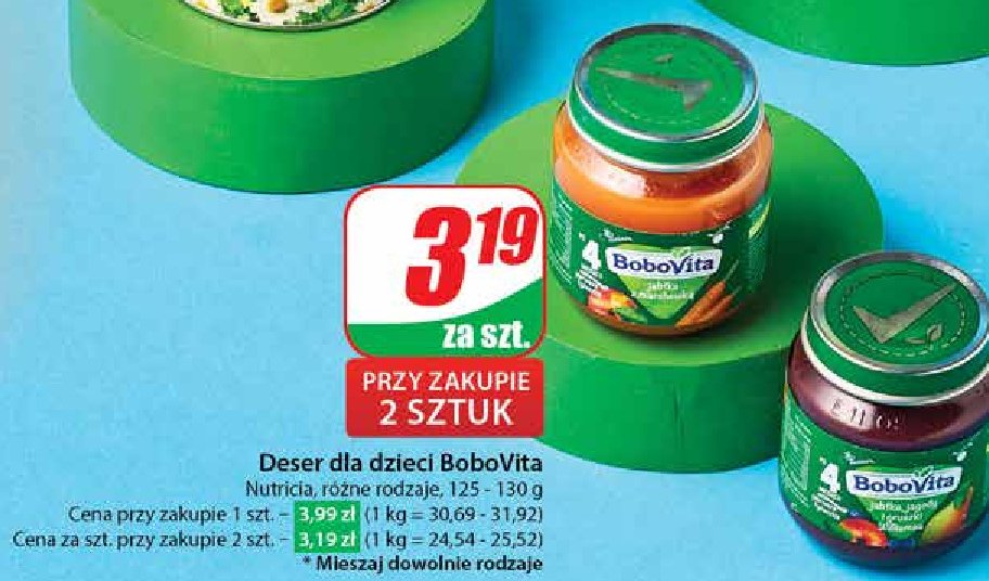 Deser jabłka-jagody-gruszki williamsa Bobovita promocja