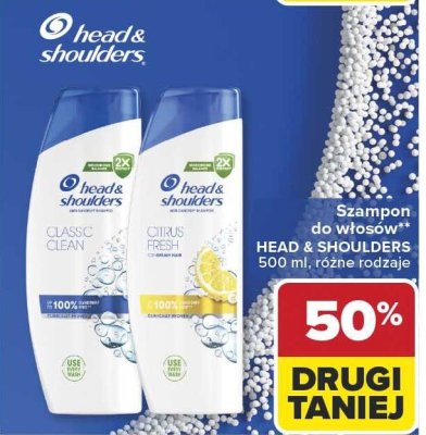 Szampon do włosów HEAD & SHOULDERS Classic Clean promocja w Carrefour Market