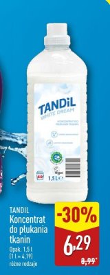 Koncentrat do płukania TANDIL White Dream promocja w Aldi