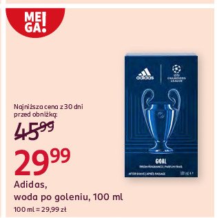 Woda toaletowa Adidas men champions league goal promocja