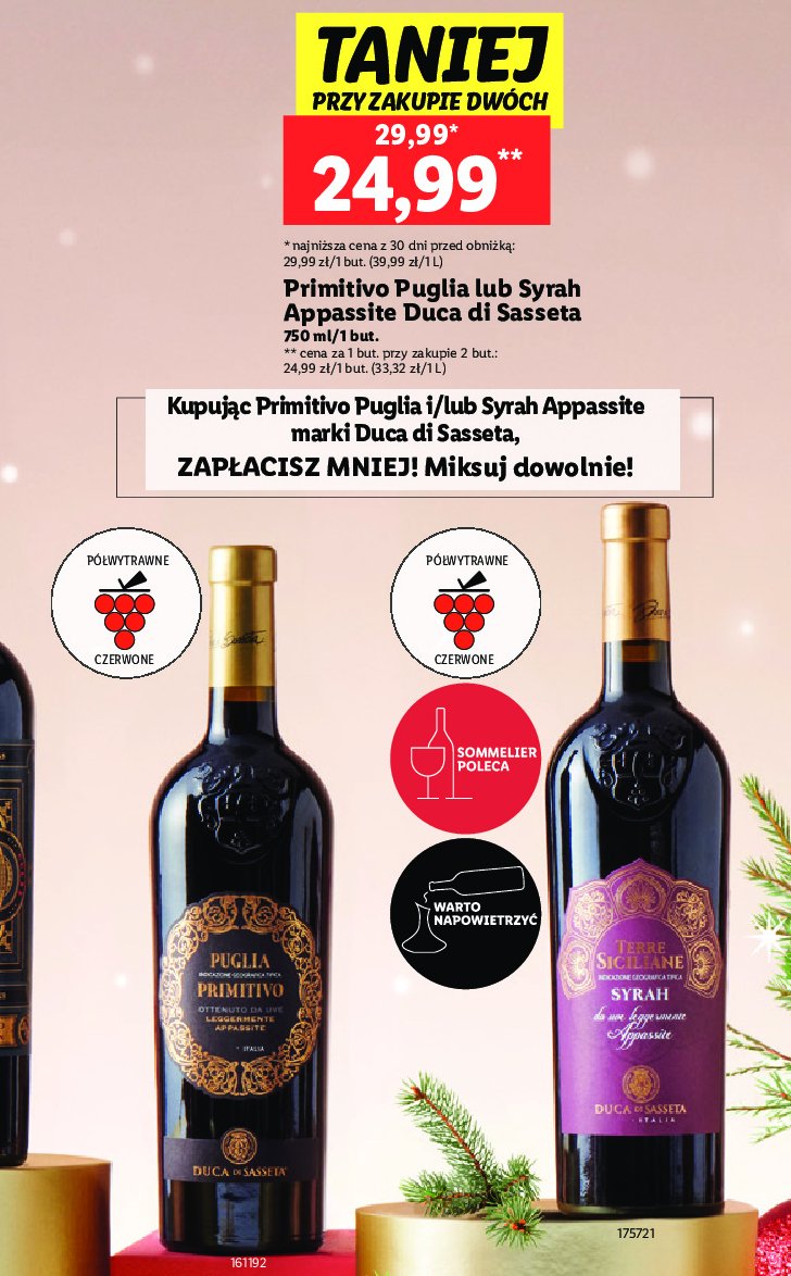 Wino Duca di sasseta syrah promocja