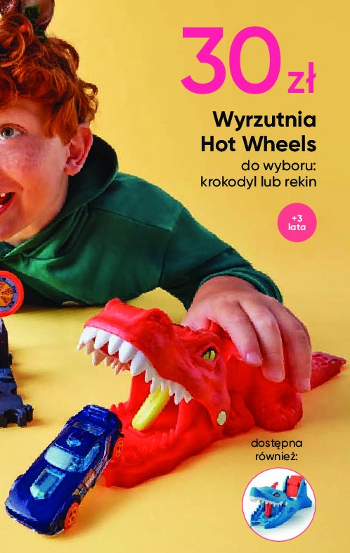 Wyrzutnia krokodyl Hot wheels promocja w Pepco