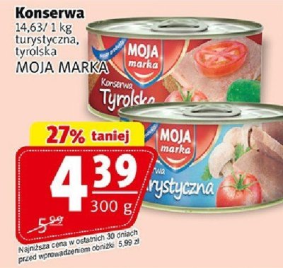 Konserwa MOJA MARKA turyńska promocja w Prim Market