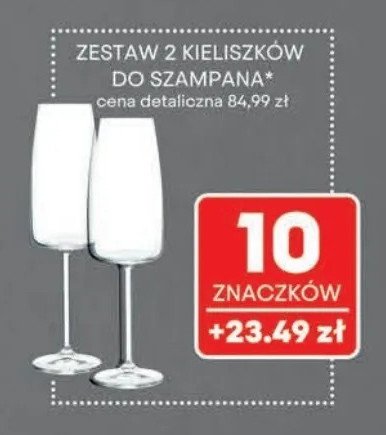 Kieliszki do szampana Masterchef promocja w Intermarche