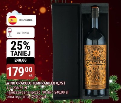 Wino Oraculo Tempranillo 0,75 l promocja w bi1