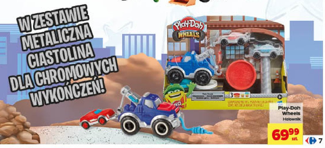 Ciastolina holownik Play-doh wheels promocja